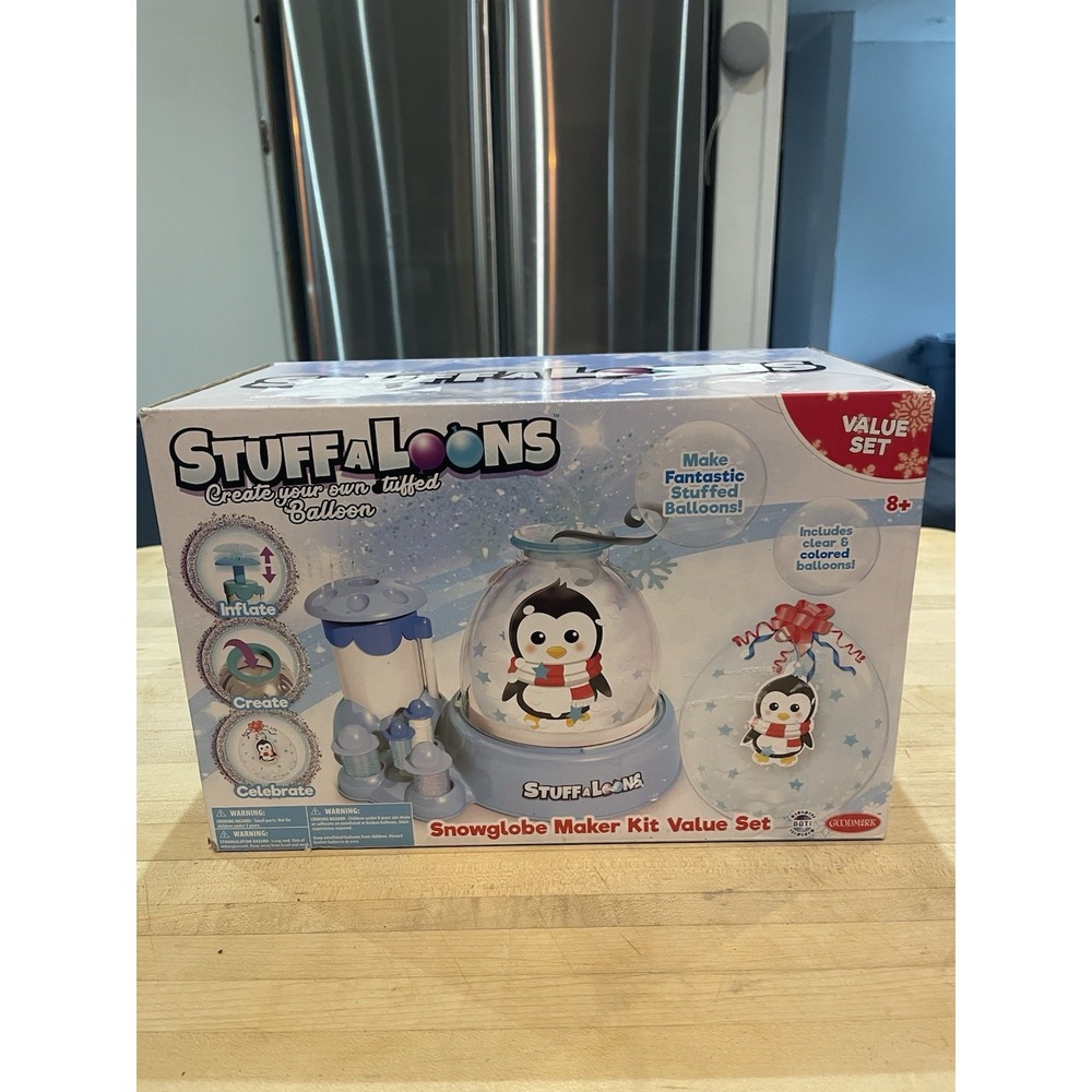 Stuffaloons Snowglobe Maker Kit Penguin Set For Ages 8+